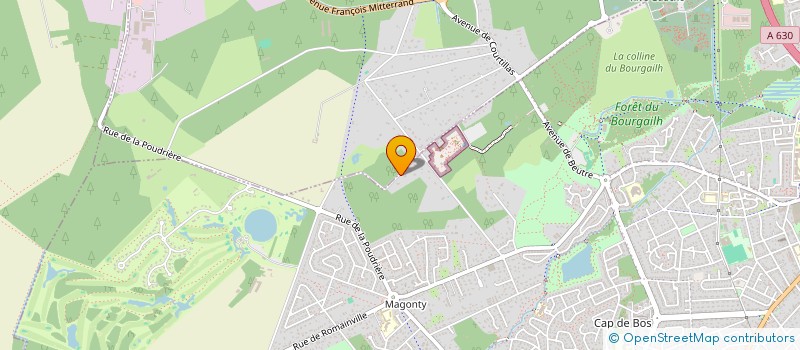 localisation de l'entreprise SCI MBX  PESSAC