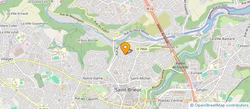 localisation de l'entreprise SCI MC 22 à SAINT-BRIEUC