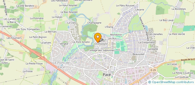 localisation de l'entreprise SCI MC 3000  PACE