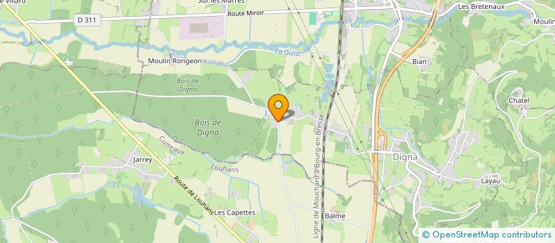 localisation de l'entreprise SCI MC  DIGNA