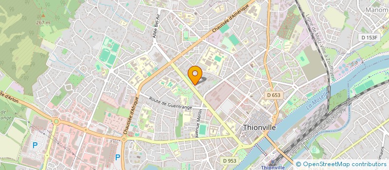 localisation de l'entreprise SCI MC à THIONVILLE
