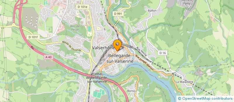 localisation de l'entreprise SCI MC à VALSERHONE