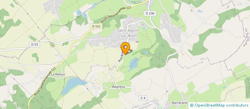 localisation de l'entreprise SCI MC  SAINT-AGNIN-SUR-BION