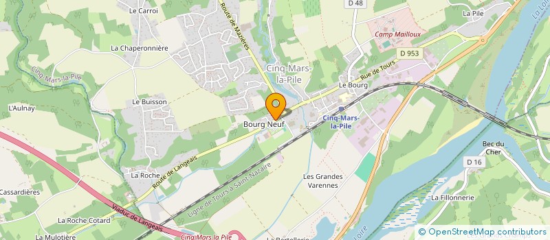 localisation de l'entreprise SCI MC  CINQ-MARS-LA-PILE