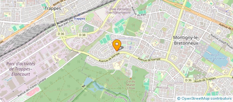 localisation de l'entreprise SCI MC  MONTIGNY-LE-BRETONNEUX