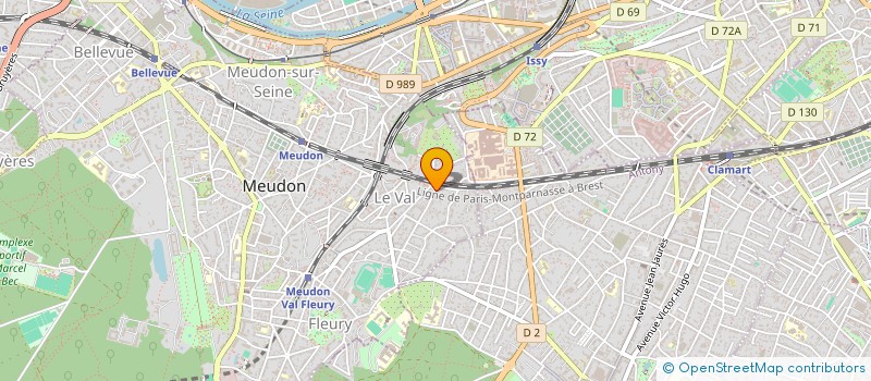 localisation de l'entreprise SCI MC  MEUDON