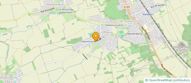 localisation de l'entreprise SCI MC  UFFHEIM