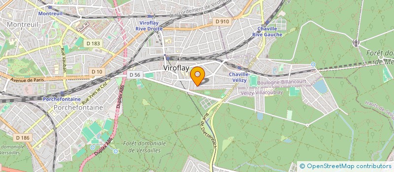 localisation de l'entreprise SCI MC  VIROFLAY