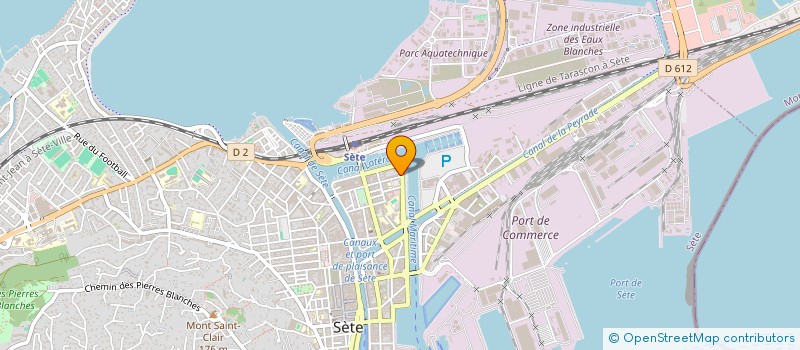 localisation de l'entreprise SCI MC ALP  SETE