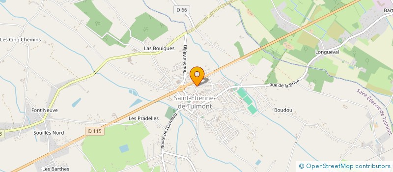 localisation de l'entreprise SCI MC ALPH  SAINT-ETIENNE-DE-TULMONT