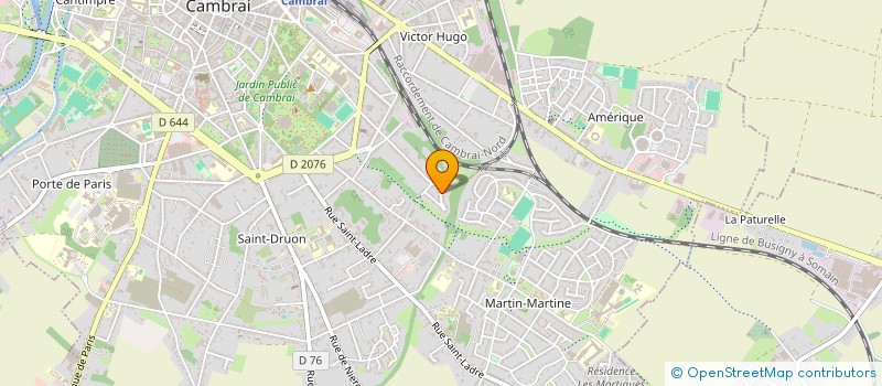 localisation de l'entreprise SCI MC CL  CAMBRAI