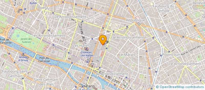 localisation de l'entreprise SCI MC ENROE-BERTHO  PARIS