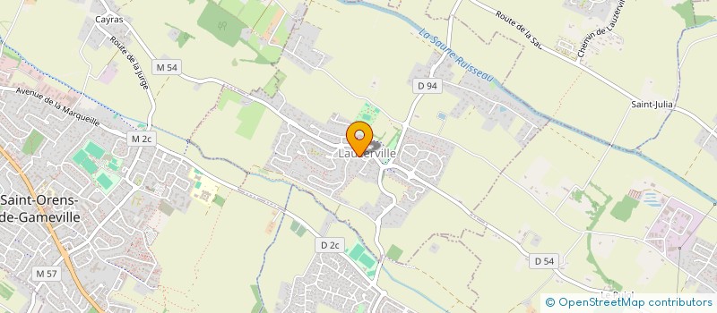 localisation de l'entreprise SCI MC ET P SARDA  LAUZERVILLE