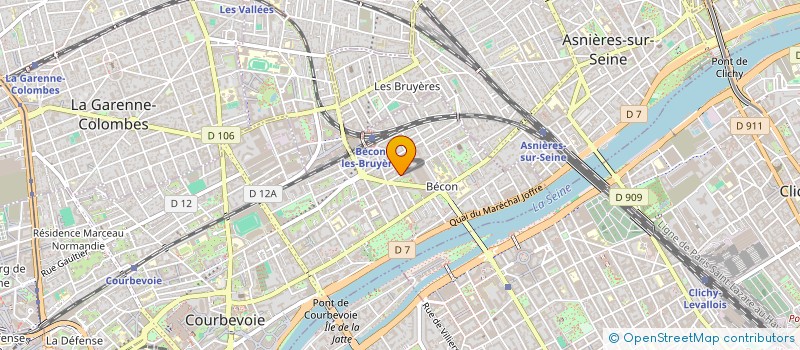 localisation de l'entreprise SCI MC GOUR à COURBEVOIE