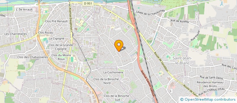 localisation de l'entreprise SCI MC HABITAT  SAINT-JEAN-LE-BLANC