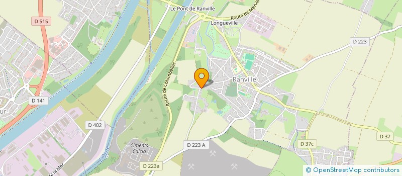 localisation de l'entreprise SCI MC IMMO CHERBOURG à RANVILLE