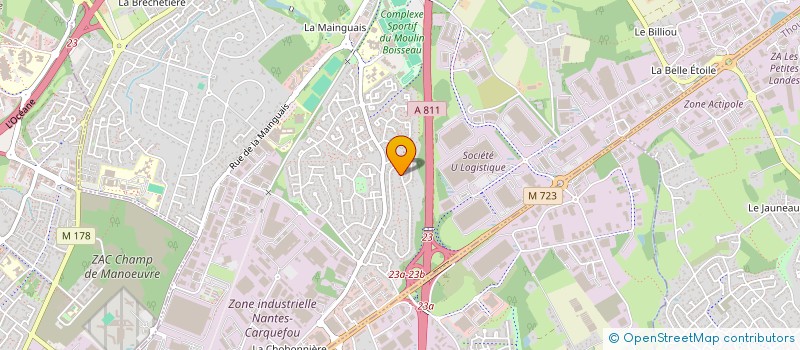 localisation de l'entreprise SCI MC IMMOBILIER  CARQUEFOU