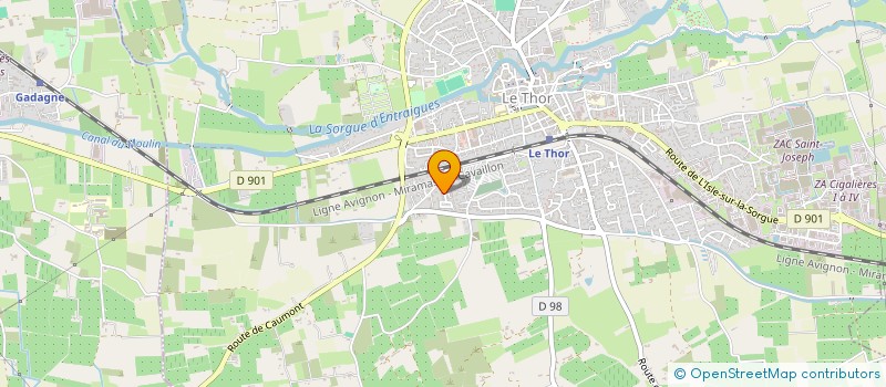 localisation de l'entreprise SCI MC IMMOBILIER  LE THOR