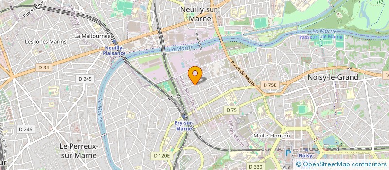 localisation de l'entreprise SCI MC IMMOS  NOISY-LE-GRAND