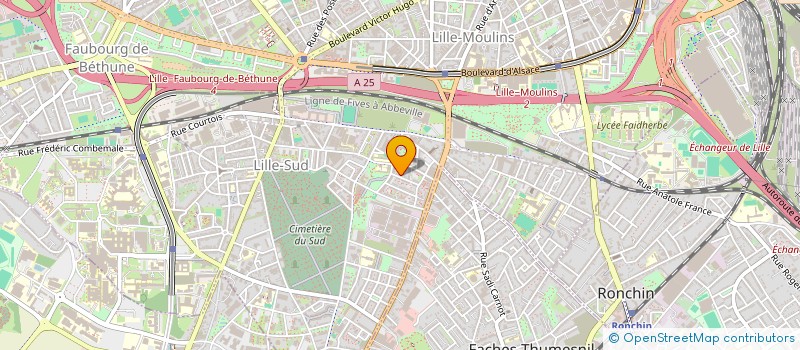 localisation de l'entreprise SCI MC INVEST à LILLE