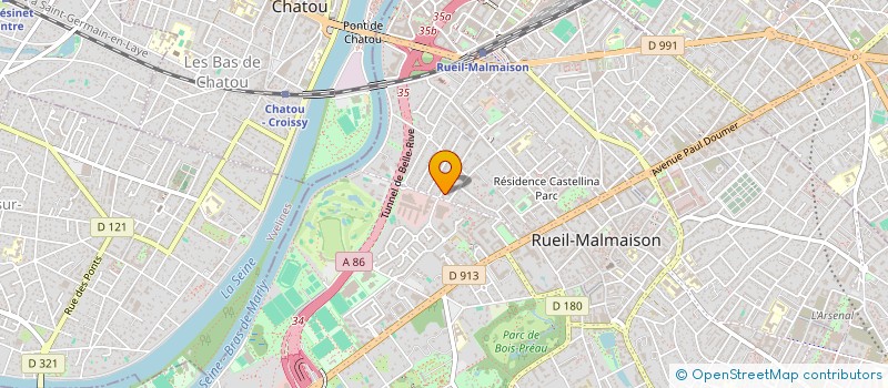 localisation de l'entreprise SCI MC LEMMEL à RUEIL-MALMAISON
