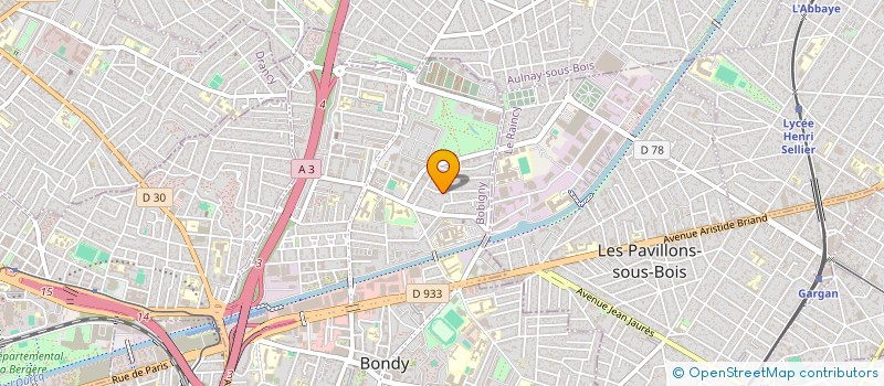 localisation de l'entreprise SCI MC LOGEMENTS  BONDY