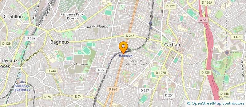 localisation de l'entreprise SCI MC LP à BAGNEUX