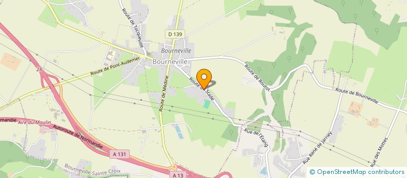 localisation de l'entreprise SCI MC NICK  BOURNEVILLE-SAINTE-CROIX