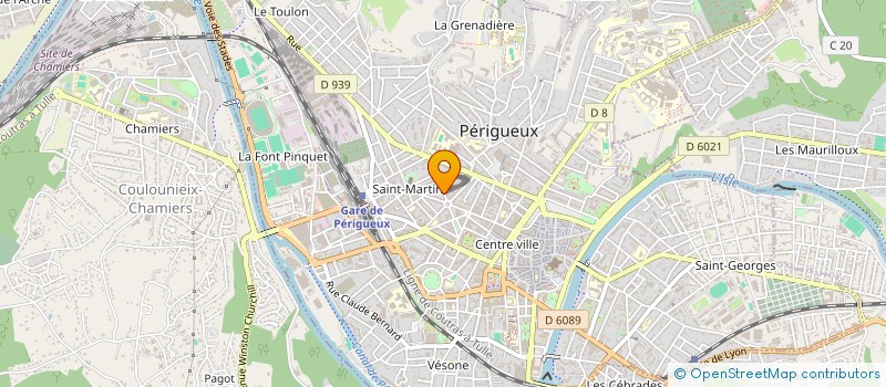 localisation de l'entreprise SCI MC NONTRON à PERIGUEUX