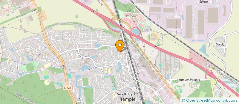 localisation de l'entreprise SCI MC PATRIMOINE  SAVIGNY-LE-TEMPLE