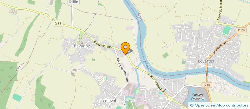 localisation de l'entreprise SCI MC ROUX  CHAVANOZ