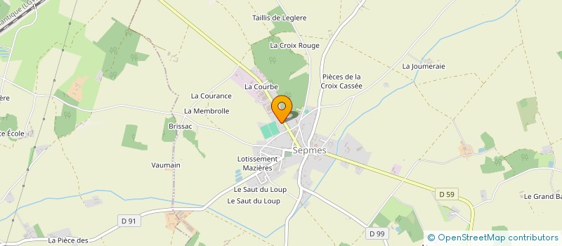 localisation de l'entreprise SCI MC THURE  SEPMES