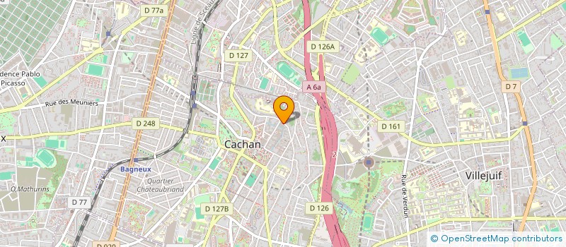 localisation de l'entreprise SCI MC1  CACHAN