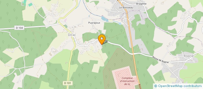 localisation de l'entreprise SCI MC2  DIRAC