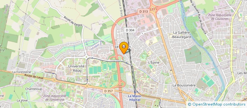 localisation de l'entreprise SCI MC2  LE MANS