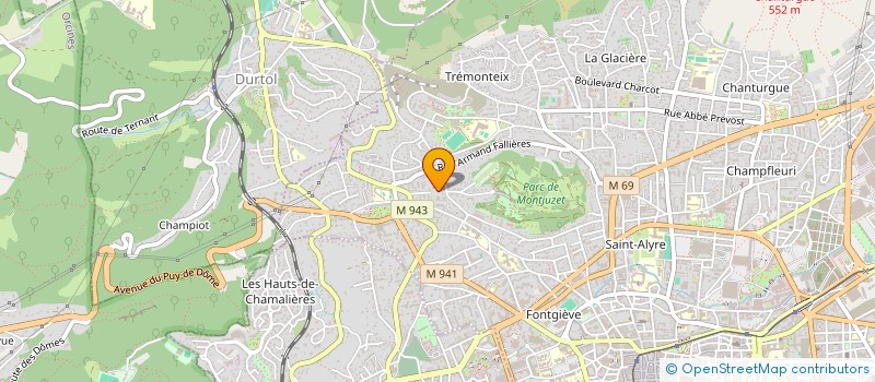 localisation de l'entreprise SCI MC2  CLERMONT-FERRAND