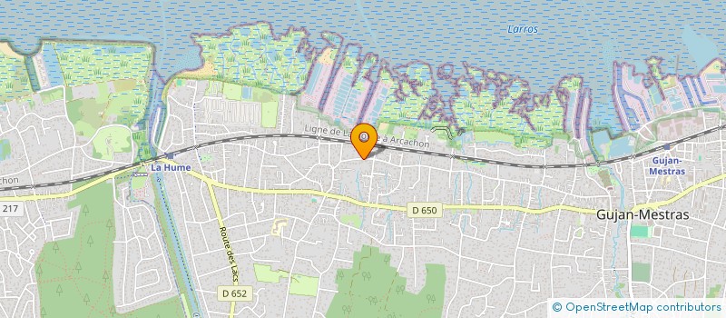 localisation de l'entreprise SCI MC2  GUJAN-MESTRAS