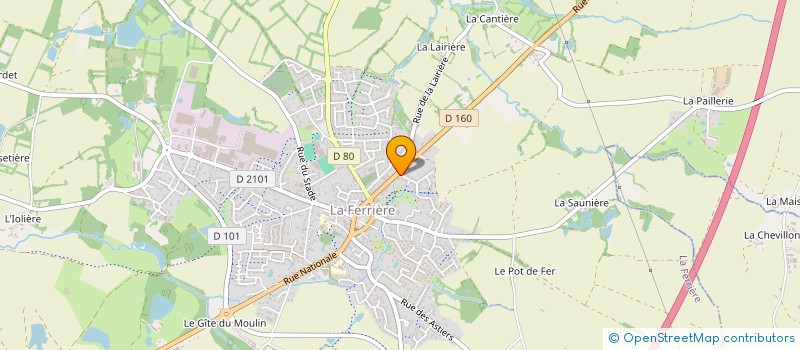 localisation de l'entreprise SCI MC2 à LA FERRIERE