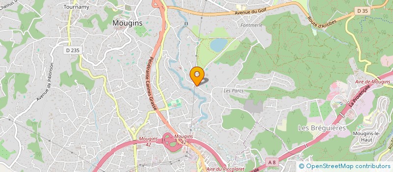 localisation de l'entreprise SCI MC2 à MOUGINS