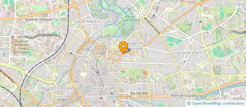 localisation de l'entreprise SCI MC2  RENNES