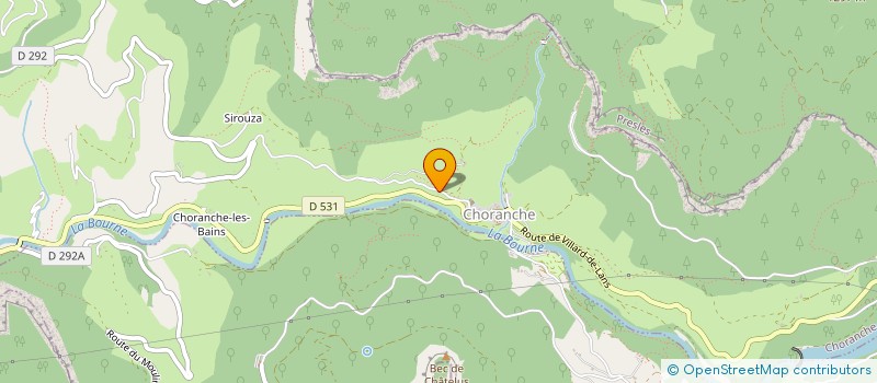 localisation de l'entreprise SCI MC2 NOYAREY  CHORANCHE