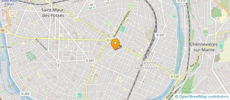 localisation de l'entreprise SCI MC2A à SAINT-MAUR-DES-FOSSES