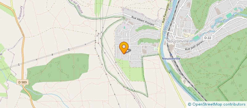 localisation de l'entreprise SCI MC2A  NOUZONVILLE