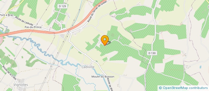 localisation de l'entreprise SCI MC2A16  LADIVILLE