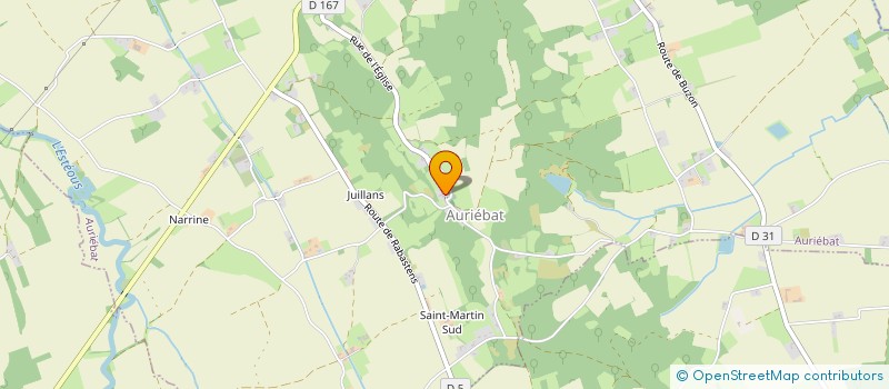 localisation de l'entreprise SCI MC2ABREU  AURIEBAT