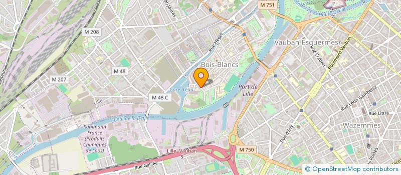 localisation de l'entreprise SCI MC2B IMMO à LILLE