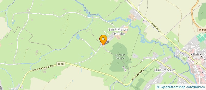 localisation de l'entreprise SCI MC2F  SAINT-MARTIN-L'HORTIER