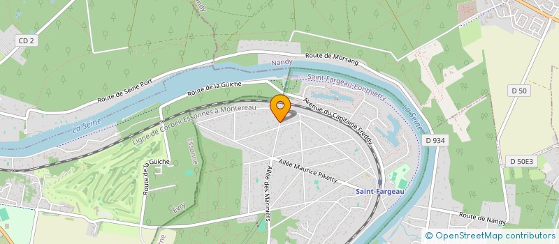 localisation de l'entreprise SCI MC2L  SAINT-FARGEAU-PONTHIERRY