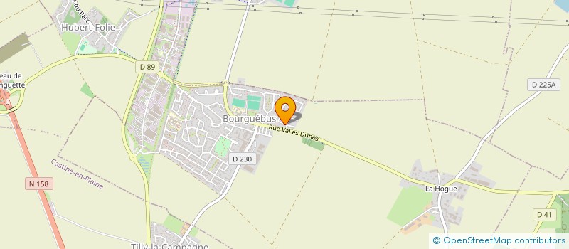 localisation de l'entreprise SCI MC2N  BOURGUEBUS