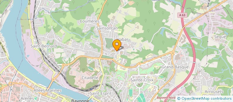 localisation de l'entreprise SCI MC2T64 à BAYONNE